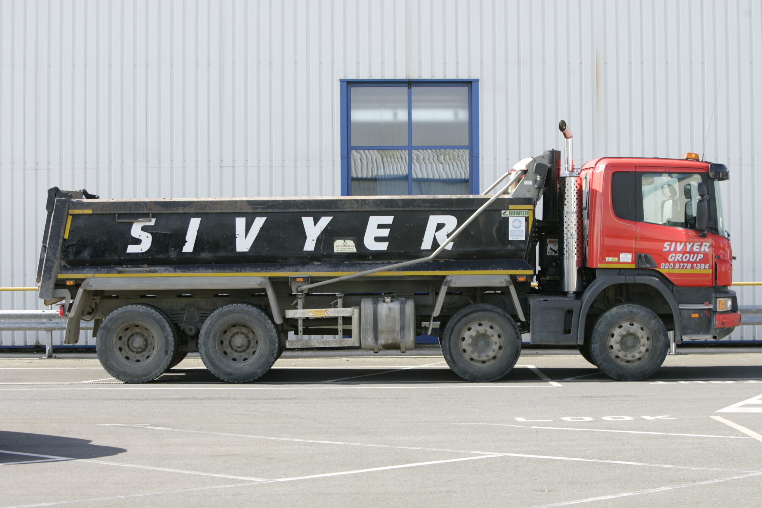 Eminox HGV tipper exhaust systems